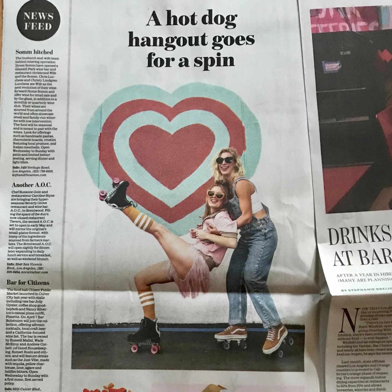 Cupid's Hot Dogs car hop service